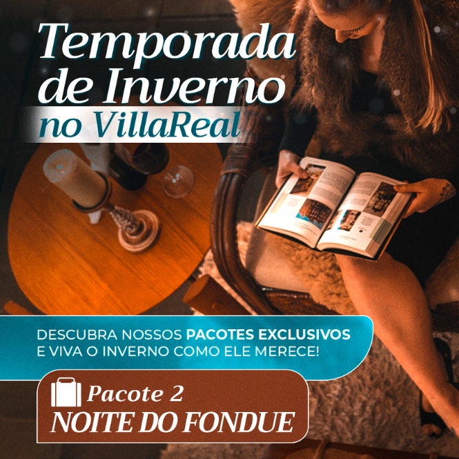 Pacote Especial de Inverno – Noite do Fondue