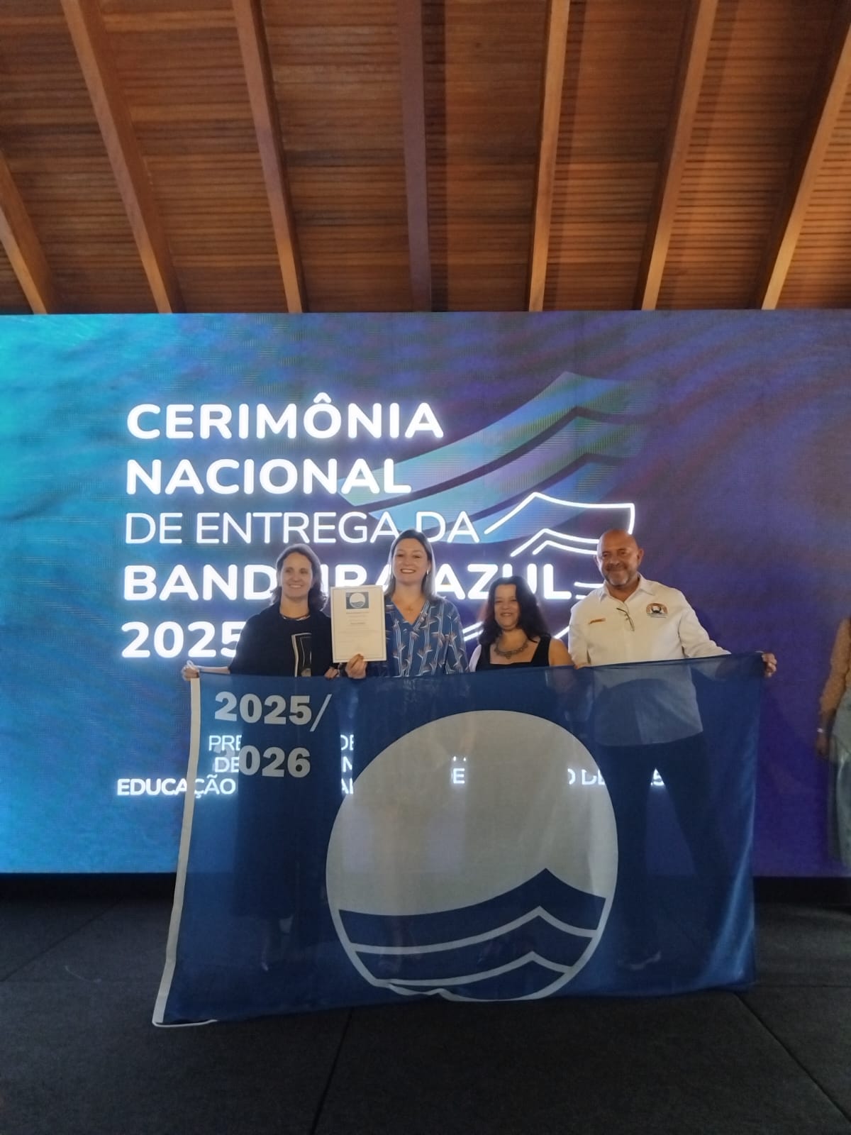 Marina VillaReal participa da Cerimônia Nacional da entrega da Bandeira Azul 2026